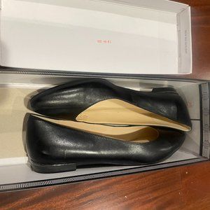 Nine West leather ballet flats, like new